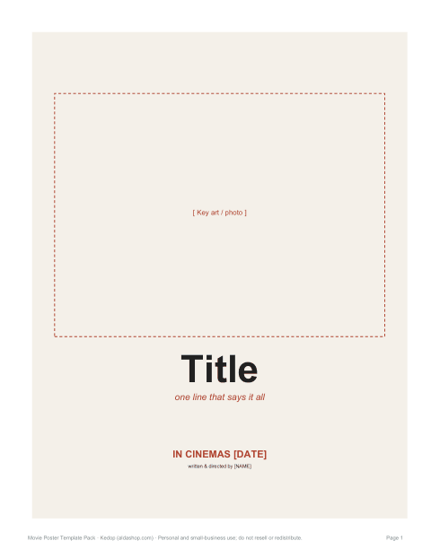 Preview of the first page of Minimalist poster