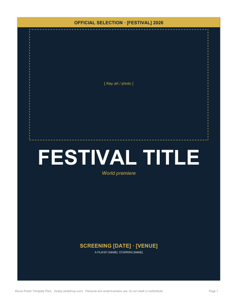 Preview of the first page of Festival edition